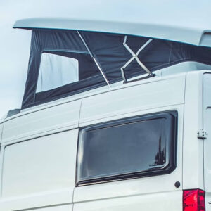 ATEK pop-up roof for VW Crafter, MAN TGE, Fiat Ducato, Peugeot Boxer and Citroen Relay.