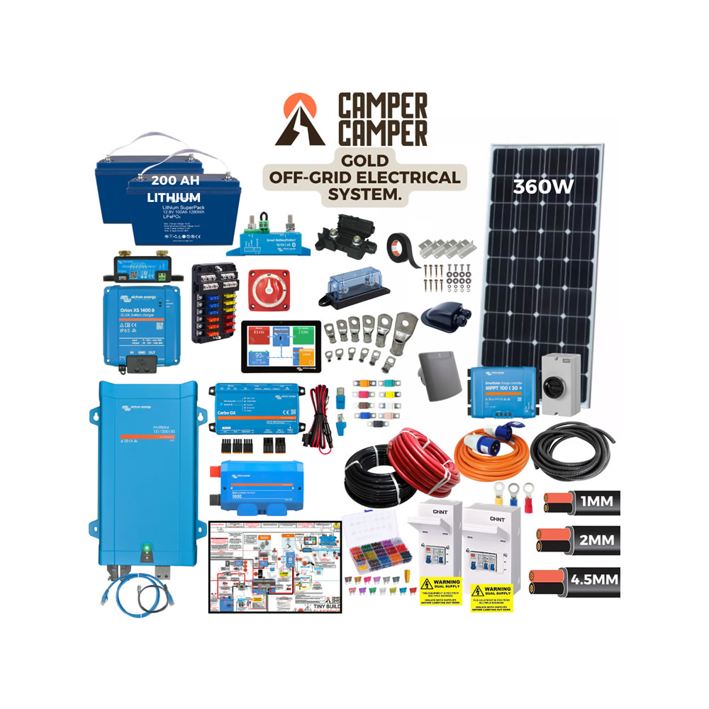 Gold Electrical Package – Off-Grid Power Bundle for Your Campervan - Camper-Camper.co.uk Gold Electrical Package – Off-Grid Power Bundle for Your Campervan
